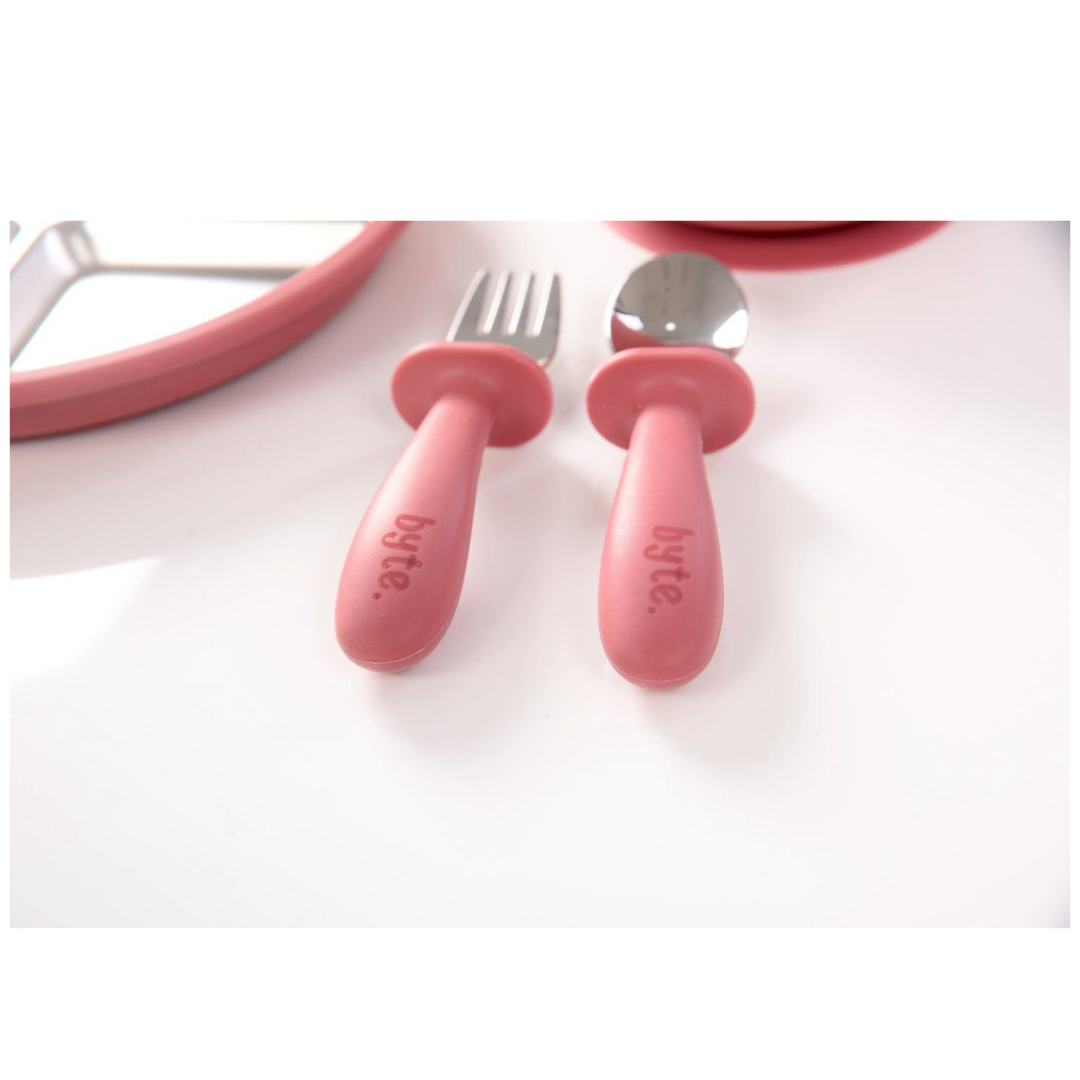 Mini Table Stainless Steel Set - Blush Pink
