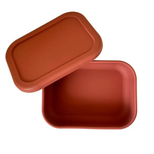Rectangular Silicone Container - Pink