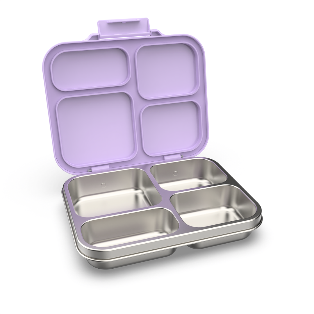 Stainless Steel Bento in Purple