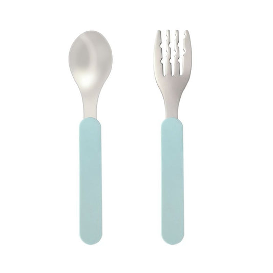 Fork & Spoon Set - Periwinkle Blue