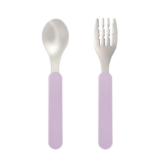 Fork & Spoon Set - Lavender