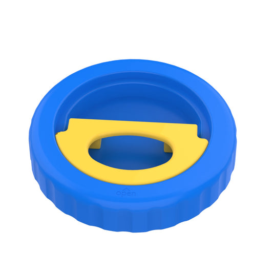 Blue Replacement Lid for Hot Munch Stainless Steel Jar