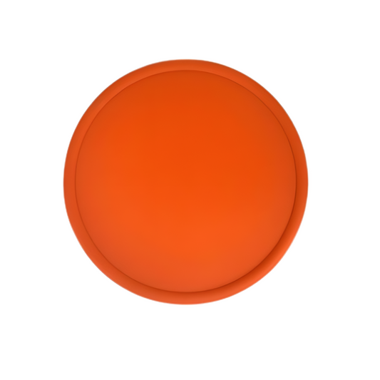 Circular Silicone Container - Orange