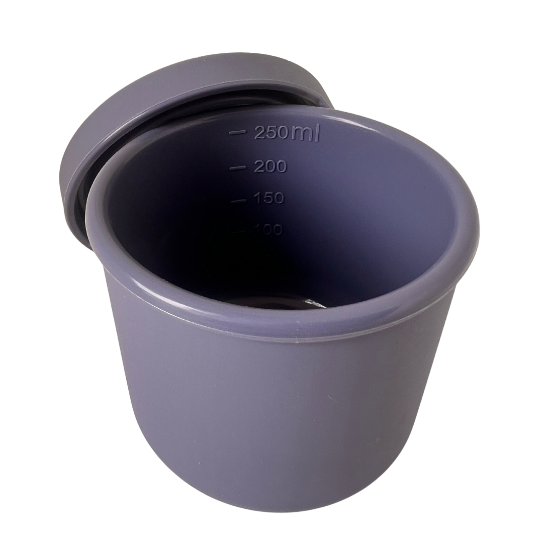 Circular Silicone Snack Pot - Purple