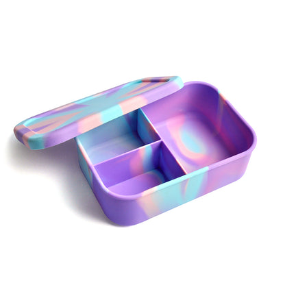 Purple Tie Dye Silicone Bento Box