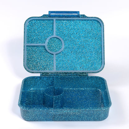 Mini Munch Lunchbox - Blue Glitter