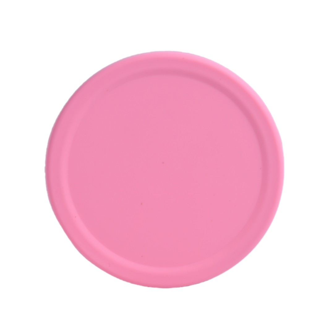 Mighty Titan Circular Stainless Steel Container - Pink