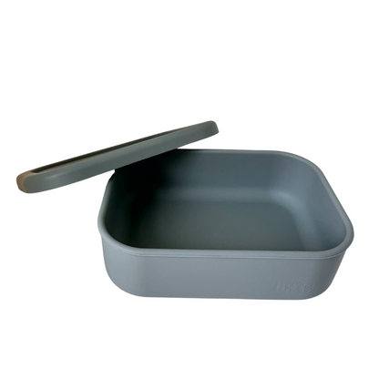 Rectangular Silicone Container - Dusty Blue