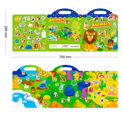 Animals Jelly Stickers