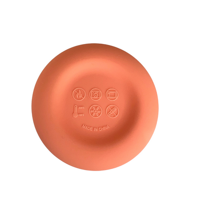 Circular Silicone Snack Pot - Peach