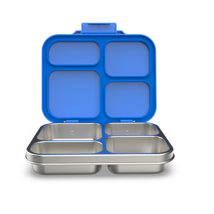Blue Stainless Steel Bento
