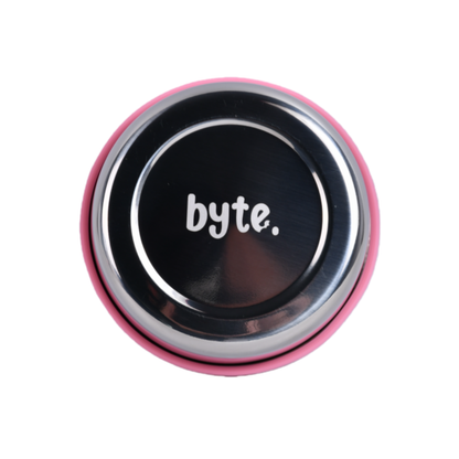 Mighty Titan Circular Stainless Steel Container - Pink