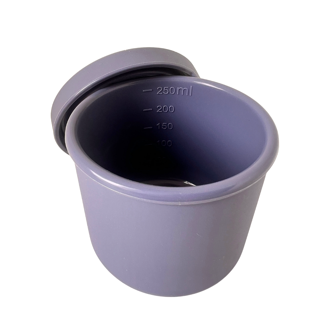 Circular Silicone Snack Pot - Purple