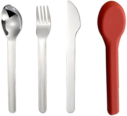 Quick Byte Cutlery Set - Cherry Red