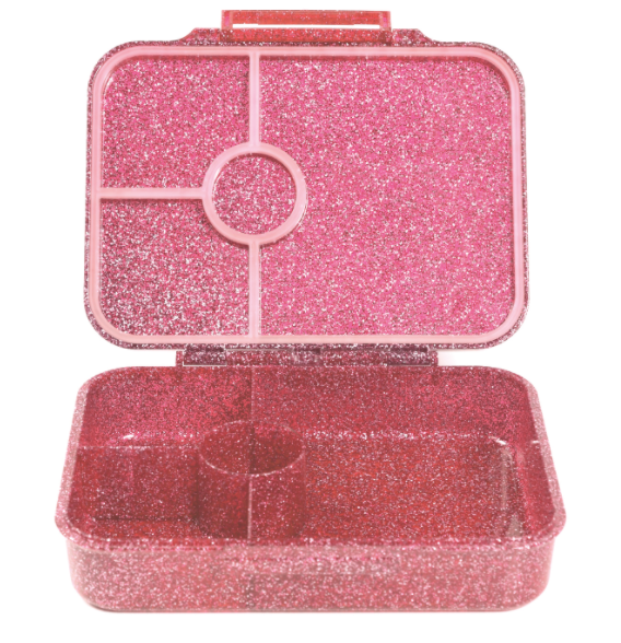 Mini Munch Lunchbox - Pink Glitter