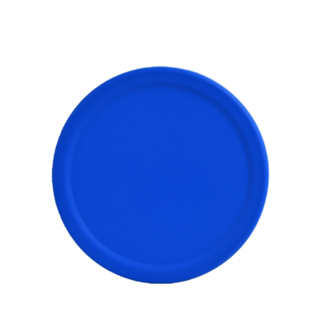Mighty Titan Circular Stainless Steel Container - Blue