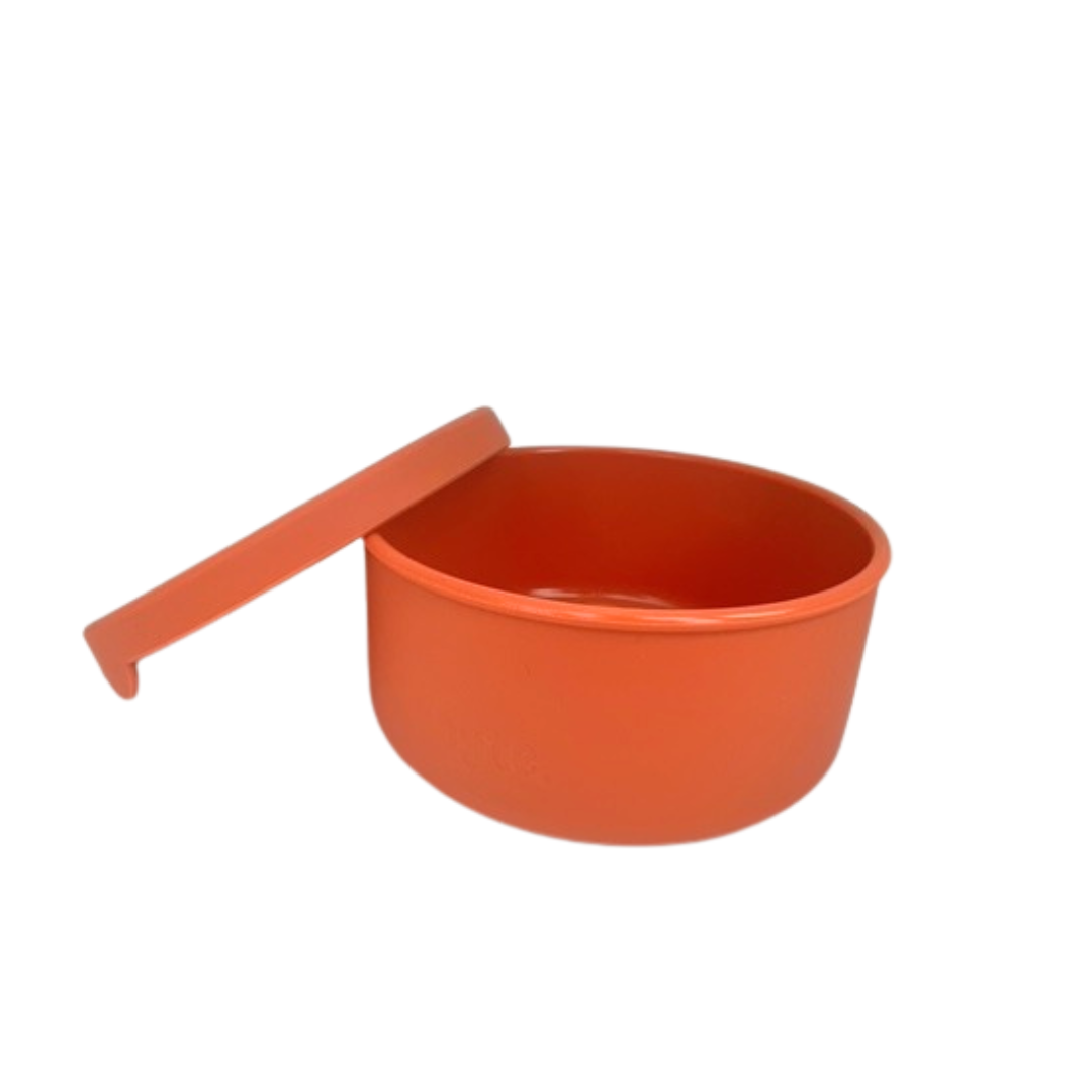 Circular Silicone Container - Orange