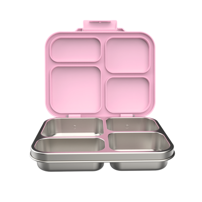 Pink Stainless Steel Bento