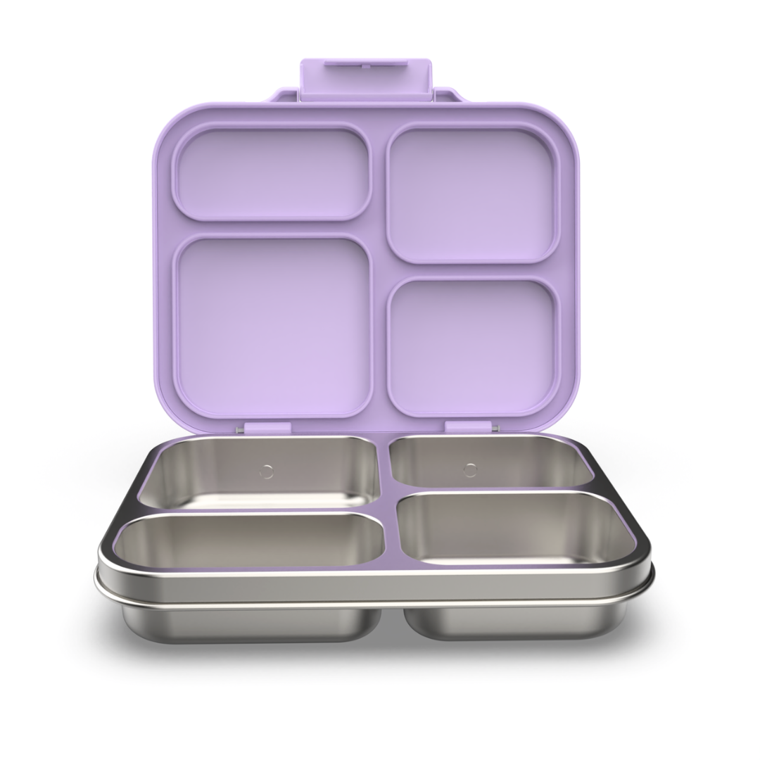 Stainless Steel Bento in Purple