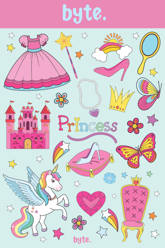 Princess Themed Stickers