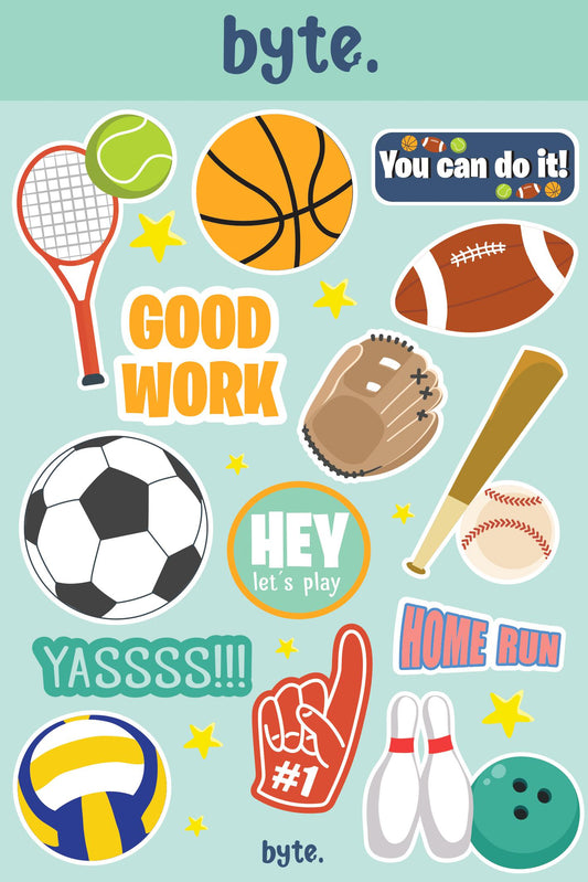 Sports Themed Stickers