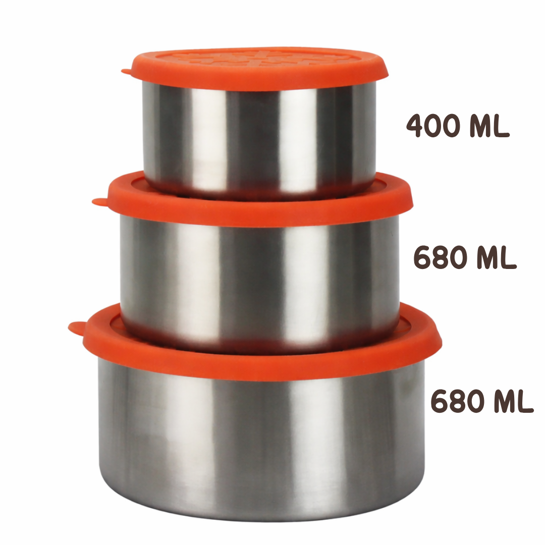 Stackable Stainless Steel Containers