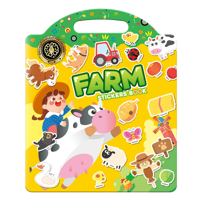 Farm Animals Jelly Stickers
