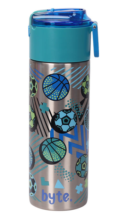 550ML Stainless Steel Water Flask - Football