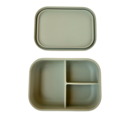 Dusty Green Silicone Bento Box