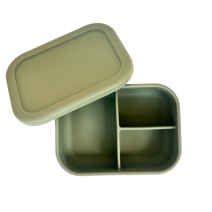 Dusty Green Silicone Bento Box