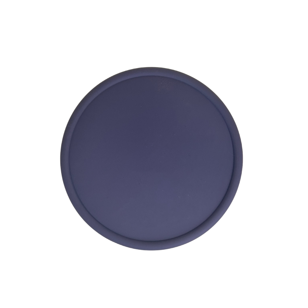 Circular Silicone Container - Purple