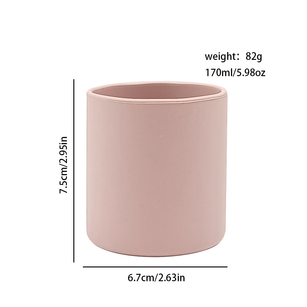 Powder Pink Silicone cup