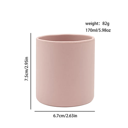 Powder Pink Silicone cup