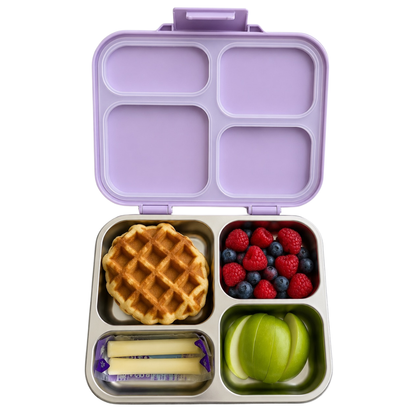 Stainless Steel Bento in Purple