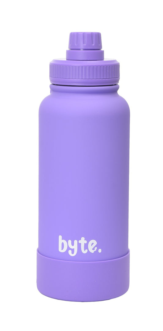 1000ML Stainless Steel Water Flask - Purple
