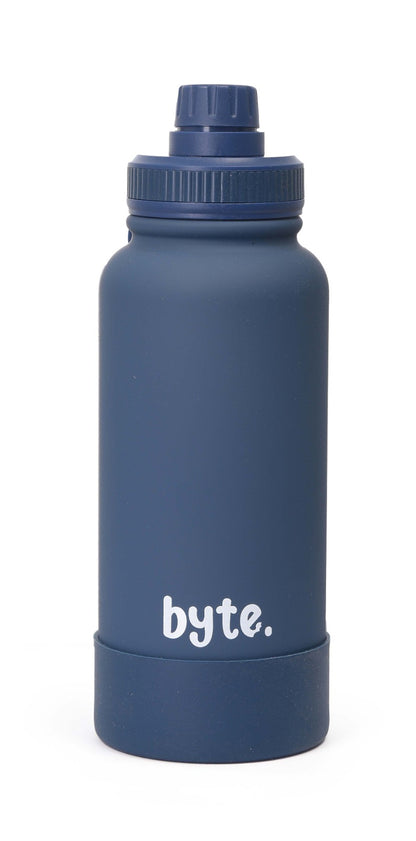 1000ML Stainless Steel Water Flask - Navy