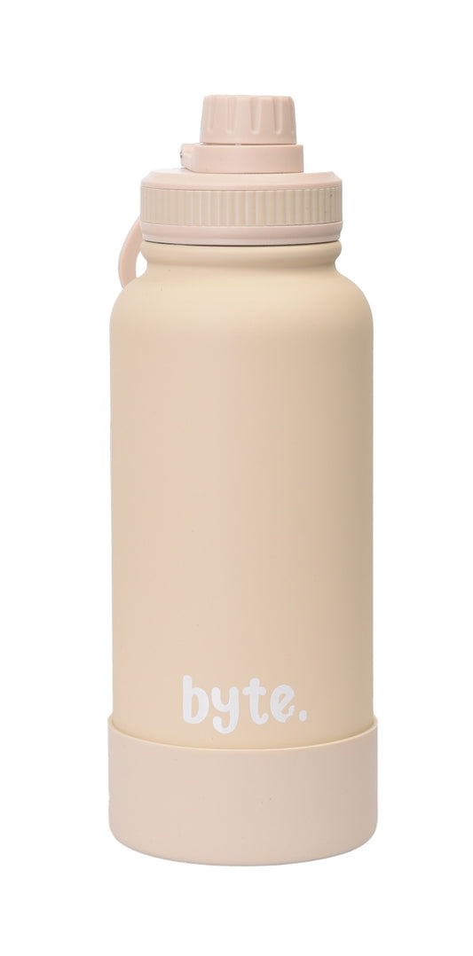 1000ML Stainless Steel Water Flask - Creme