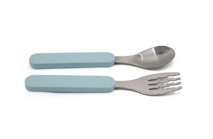 Fork & Spoon Set - Periwinkle Blue